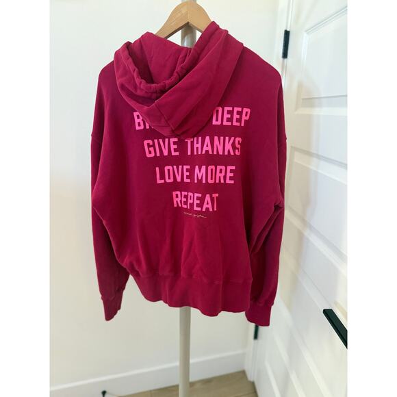 Spiritual Gangster Breathe Deep Oversized Hoodie Size Medium - Picture 3 of 8